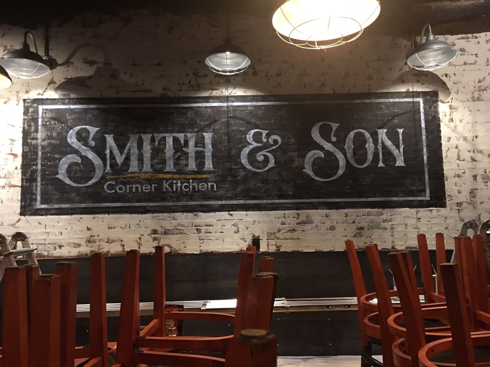 Restaurant Bar Sign.